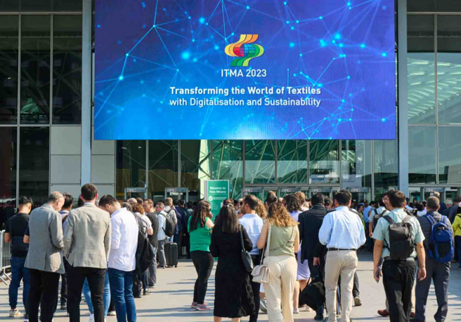 &ldquo;變革紡織世界&rdquo;ITMA2023在意大利米蘭隆重開幕，國際紡織機械聯(lián)合展舉行觀眾推介活動。