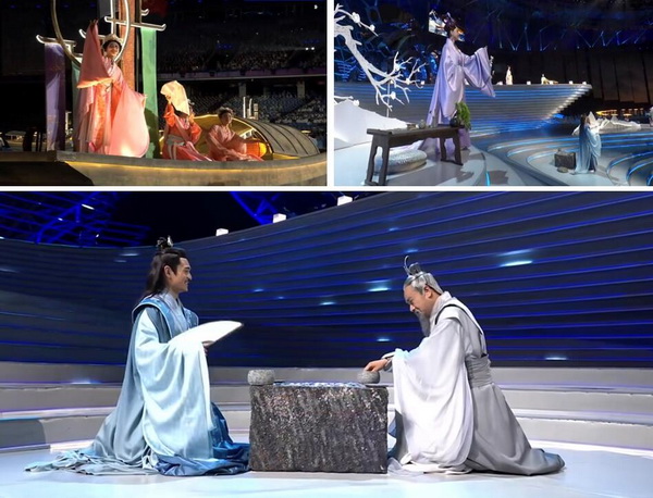 揭秘，亞運(yùn)會(huì)開幕式服裝出處在這，楚艷水墨入詩畫