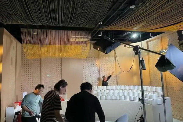 溯源優(yōu)質(zhì)紗線(xiàn)，東方甄選與德州華源雙向甄選