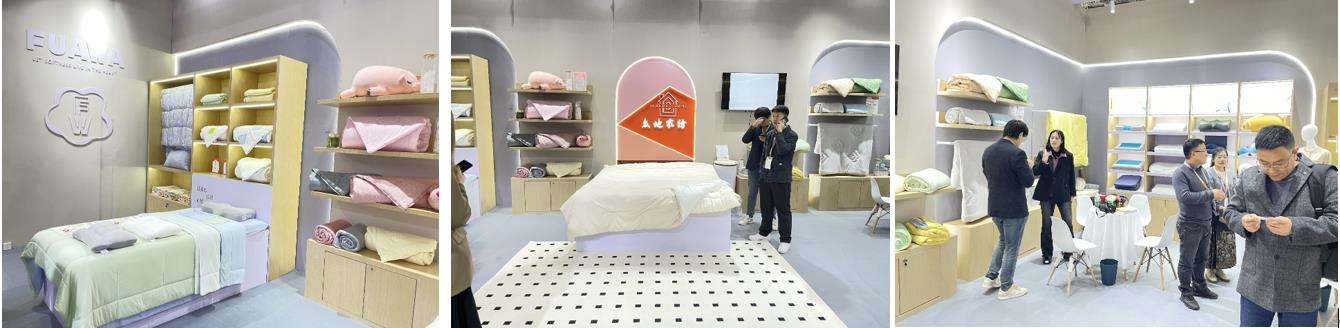 青島組團(tuán)參加intertextile家紡展，副市長(zhǎng)趙燕一行蒞臨考察