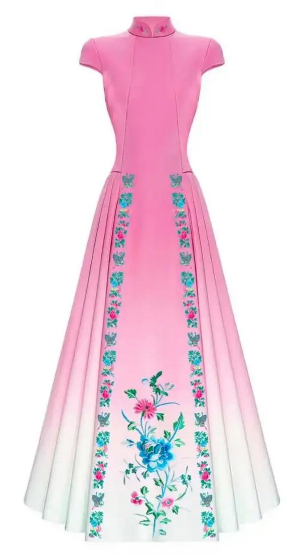 第十五屆全運(yùn)會(huì)頒獎(jiǎng)禮服發(fā)布：馬面裙、三藍(lán)繡、旗袍領(lǐng)，非遺元素彰顯灣區(qū)魅力